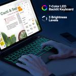 Magic Keyboard Case for New Samsung Tab S11 S10 Lite FE S9 FE S8 S7 11" S10+/S9 FE +/S8+/S7 FE + 12.4" Floating Cantilever Cover