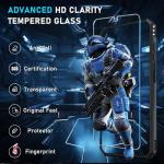 Janmitta Compatible with Samsung Galaxy S25 FE Case Built in Slide Camera Lens Cover+Screen Protector+Finger Ring Holder Kickstand,Heavy Duty Shockproof Full Body Phone Cover,2025 Black