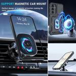 Janmitta Compatible with Samsung Galaxy S25 FE Case Built in Slide Camera Lens Cover+Screen Protector+Finger Ring Holder Kickstand,Heavy Duty Shockproof Full Body Phone Cover,2025 Black