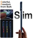 TORRAS for iPhone 17 Pro Case, Beyond Military-Grade Protection, Camera Control Button, DIY Buttons, Translucent Matte Slim Thin Shockproof Hard Back Anti-Scratch case for iPhone 17 Pro, Deep Blue