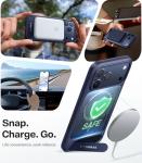 TORRAS for iPhone 17 Pro Case with Strong Magnetic & Stand, Fit for MagSafe, Mil-Grade Protection, Built-in Kickstand, Camera Control, Translucent Shockproof Slim 17 Pro Cover Ostand, Deep Blue