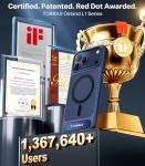 TORRAS for iPhone 17 Pro Case with Strong Magnetic & Stand, Fit for MagSafe, Mil-Grade Protection, Built-in Kickstand, Camera Control, Translucent Shockproof Slim 17 Pro Cover Ostand, Deep Blue