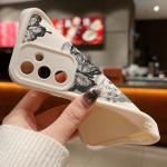 INS Retro Butterfly Silicone Case For Samsung Galaxy S25 Edge S24 S23 S22 Ultra S24 FE A55 A56 A17 A15 A16 A36 A25 5G Soft Cover