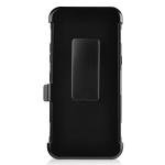 CELZEN - for LG K51, LG Reflect (LM-K500) - Hybrid Phone Case w/Stand/Belt Clip Holster - CV1 Black