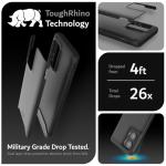 TUDIA Merge [Military Grade] Designed for Motorola Edge 2024 Case 5G - [Drop Tested] Dual Layer Shockproof Slim Heavy Duty Moto Edge 2024 Cases - Matte Black