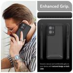 TUDIA Merge [Military Grade] Designed for Motorola Edge 2024 Case 5G - [Drop Tested] Dual Layer Shockproof Slim Heavy Duty Moto Edge 2024 Cases - Matte Black