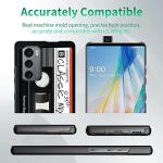 Rossy for LG Wing 5G Phone Case Slim Lightweight Retro Audio Cassette Patten Design Hard PC Shookproof Protection Anti-Scratch Cover for LG Wing 5G 6.8 inch