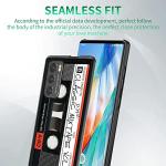 Rossy for LG Wing 5G Phone Case Slim Lightweight Retro Audio Cassette Patten Design Hard PC Shookproof Protection Anti-Scratch Cover for LG Wing 5G 6.8 inch