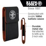 Klein Tools 55468 Phone Holder, X-Large, Fits iPhone, Google, LG, Samsung Phones, With Magnetic Closure and Belt Clip