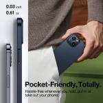 TORRAS Slim Fit for iPhone 14/13 Case, Ultra-Thin Sturdy Protective Cover with Anti-Scratch & No Fingerprint Hard Plastic Super Slim Phone Case for iPhone 14/13 (6.1"), Chimney Black