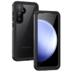 Lanhiem for Samsung Galaxy S23 FE Case, IP68 Waterproof Dustproof with Built-in Screen Protector, Heavy Duty Full Body Protective Phone Case for Galaxy S23 FE 5G, Black