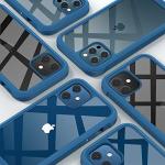 Diaclara Designed for iPhone 12/12 Pro Case, Full Body Rugged with Built-in Touch Sensitive Anti-Scratch Screen Protector, Soft TPU Bumper Case for iPhone 12/12 Pro 6.1" (Blue)