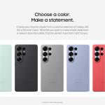 Samsung Galaxy S25 Ultra Silicone Phone Case, Protective Cover, Color Variety, Smooth Grip, Durable Design, Snug Fit, US Version, EF-PS938CREGUS, Red