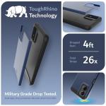 TUDIA Merge Motorola Moto G 5G 2024 Case - Dual Layer [Military Grade] Phone Case, Shockproof, Slim, Non-Slip, Heavy Duty Protective Phone Case - Protector Phone Cover - Indigo Blue