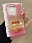 White cake Luxury sequins Phone Cases For Samsung galaxy s25 s24 s24plus s24ultra s23 s22 s21 s21fe s23fe s20 s20fe Case