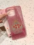 White cake Luxury sequins Phone Cases For Samsung galaxy s25 s24 s24plus s24ultra s23 s22 s21 s21fe s23fe s20 s20fe Case