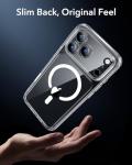 ESR for iPhone 17 Pro Case, Camera Control, Compatible with MagSafe, Shockproof Military-Grade Protection, Magnetic Phone Case for iPhone 17 Pro, Classic Hybrid Case, Clear