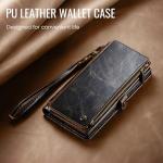 Defencase Compatible with Galaxy A32 5G Case Wallet with RFID Blocking Card Holder for Women Men, PU Leather Magnetic Snap Flip Zipper Strap Wallet Phone Case Fit for Samsung Galaxy A32 5G, Coffee