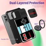 Funermei for Moto G Stylus 5G 2023 Case - Women Gameboy Cute Console Phone Cover Girls Men Cartoon Fashion Cool Funny Design with Camera Cover and Ring Stand Funda for Moto G Stylus 5G Case