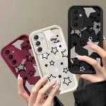 A55 Abstract Stars Sky Eye Ladder Phone Case For Samsung Galaxy A25 A24 A23 A22 A20 A15 A14 A13 A12 A10 A05 A04 A03 A02