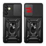 Armor Case For Samsung Galaxy M15 M35 M55 5G M14 M34 M54 M23 M33 M53 Cover Lens Protection Ring Magnetic Holder Coque Fundas