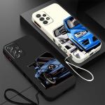 Sports Car Tokyo JDM Case for Samsung Galaxy A33 A12 A52 A15 A14 A54 A11 A55 A53 A13 A32 A22 A23 A34 A25 A24 A42 A21s Soft Cover