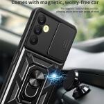 Armor Case For Samsung Galaxy M15 M35 M55 5G M14 M34 M54 M23 M33 M53 Cover Lens Protection Ring Magnetic Holder Coque Fundas