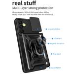 Armor Case For Samsung Galaxy M15 M35 M55 5G M14 M34 M54 M23 M33 M53 Cover Lens Protection Ring Magnetic Holder Coque Fundas