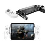 Phistone Switch Joycon Controller Holder for Mobiles and Tablets | Enhance Your Mobile Gaming with a Comfortable & Adjustable Grip | Compatible with Android/iOS/iPhone/iPad(Supports 12-25CM) (White).