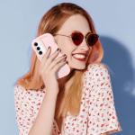 Pepmune for Samsung Galaxy A16/A16 5G Case, Curly Wavy Frame Hard Translucent Clear Bumper Cover for Women Men Compatible with Magsafe Shockproof TPU Phone Case for Samsung Galaxy A16 5G/A16, Pink