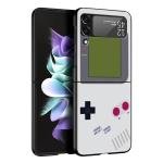 Vintage Tape Camera Gameboy Z Flip 4 Phone Case For Samsung Z Flip 3 5G Black Hard Shell Galaxy ZFlip3 ZFlip5 Cover Folding