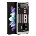 Vintage Tape Camera Gameboy Z Flip 4 Phone Case For Samsung Z Flip 3 5G Black Hard Shell Galaxy ZFlip3 ZFlip5 Cover Folding