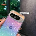 Luxury Laser Glitter Phone Case For Google Pixel 9 10 Pro XL 9A 9pro For Magsafe Magnetic Shockproof Bumper Hard Cover Funda