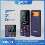 MKTEL G36 Feature Phone 3G Dual SIM Dual Standby 2.4inch Screen 1800mAh Battery MP3/MP4/FM Radio/Bluetooth/GPRS Senior Phone