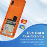 MKTEL G36 Feature Phone 3G Dual SIM Dual Standby 2.4inch Screen 1800mAh Battery MP3/MP4/FM Radio/Bluetooth/GPRS Senior Phone