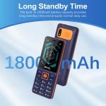 MKTEL G36 Feature Phone 3G Dual SIM Dual Standby 2.4inch Screen 1800mAh Battery MP3/MP4/FM Radio/Bluetooth/GPRS Senior Phone