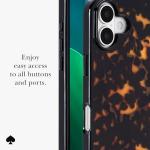 Kate Spade New York iPhone 17 Case - Compatible with MagSafe - Designer Phone Case - Tortoise