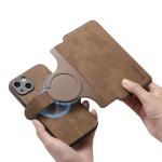 Removable Wallet Card Slot Flip Holder Magnetic Case for Magsafe IPhone 17 Air 16 15 14 13 12 11 Pro Max Plus XR Leather Cover