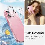 Shockproof Silicone Case For iPhone 17 Air 16 15 14 13 12 Mini Pro Xs Max 16e X XR 7 8 6 6s Plus SE 2020 2022 Soft Clear Cover