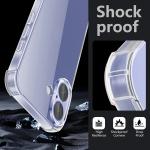 Shockproof Silicone Case For iPhone 17 Air 16 15 14 13 12 Mini Pro Xs Max 16e X XR 7 8 6 6s Plus SE 2020 2022 Soft Clear Cover