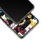Skinit Clear Phone Case Compatible with LG K51/Q51 - Officially Licensed Looney Tunes Marvin The Martian Striped Patches Design