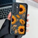 Sun Flower Case for Samsung A55 35 54 15 34 25 24 73 53 33 23 71 51 72 52 14 56 36 26 16 32 13 Matte Shockproof Phone Cover