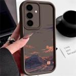 Landscape Mountain Cloud Phone Case For Samsung Galaxy S25 S24 S23 S22 S21 S20 Plus FE Note 20 Ultra A25 A35 A55 Silicone Cover