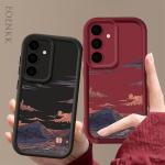 Landscape Mountain Cloud Phone Case For Samsung Galaxy S25 S24 S23 S22 S21 S20 Plus FE Note 20 Ultra A25 A35 A55 Silicone Cover