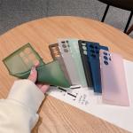 Ultra Thin Matte Armor Translucent Case For Samsung S25 S24 S23 FE S22 S21 Plus Ultra A32 A52 A53 A33 A54 Note20Ultra TPU Funda