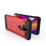 Asuwish Phone Case for LG G7 ThinQ with Tempered Glass Screen Protector Cover and Slim Cell Accessories Protective LGG7 One G 7 Plus LG7 Fit LG7ThinQ 7G Thin Q G7+ G7thinq LGG7thinq Women Men Red