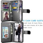 Tekcoo Wallet Case for LG Stylo 6, Luxury ID Cash Credit Card Slots Holder PU Leather Carrying Purse Folio Flip Cover Cases [Detachable Magnetic Hard Case] Kickstand Strap [Black]