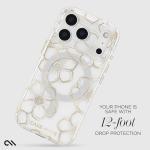 Case-Mate iPhone 17 Pro Case [Compatible with MagSafe] - Sparkly Floral Phone Case with 12ft Drop Protection - Premium Magnetic Cover for iPhone 17 Pro - Floral Gems