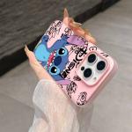 Disney Stitch Fashion Phone Case For iPhone 17 AIR 16 15 14 13 12 11 Pro Max Plus Matte Skin Feel Shell Cover