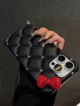 16 Pro Case Luxury Kitty Bow Designer Glitter Diamond Phone Cover for iPhone 14 15 Plus 13 16e 12 Pro Shinny Cases 17 Pro Max